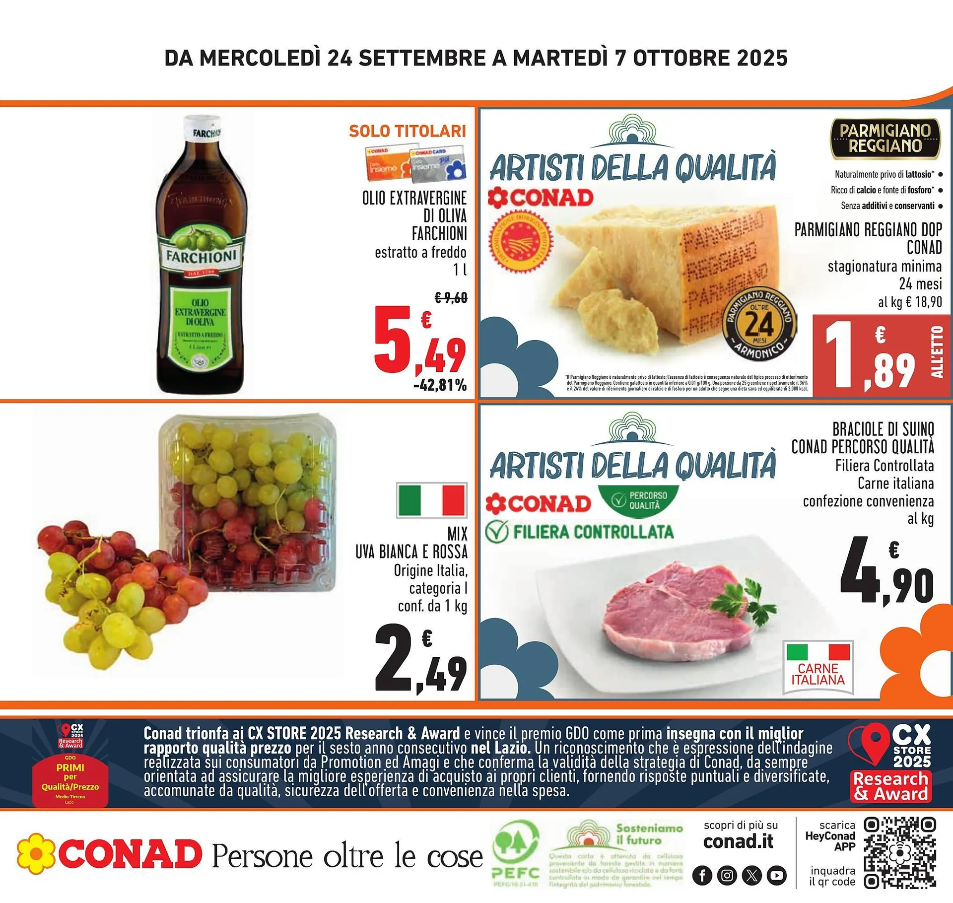 Volantino Conad da 24 settembre a 7 ottobre di 2025 - Pagina del volantino 28