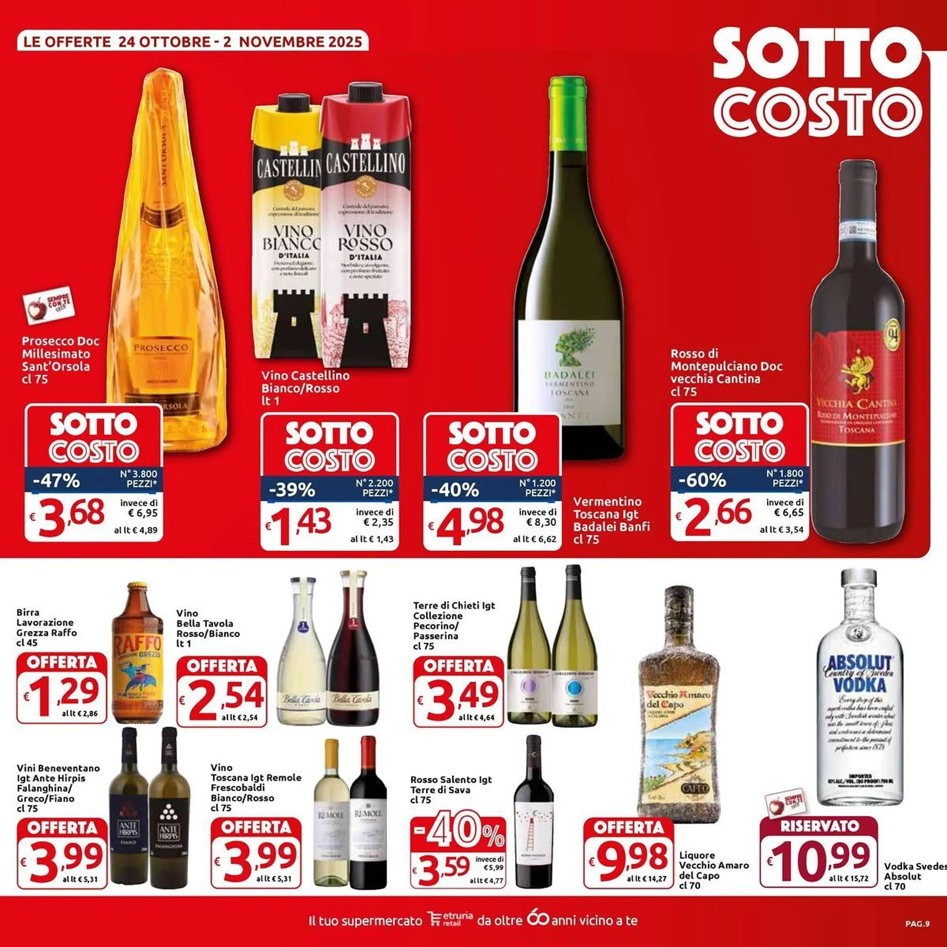 Volantino Carrefour Market da 24 ottobre a 2 novembre di 2025 - Pagina del volantino 9