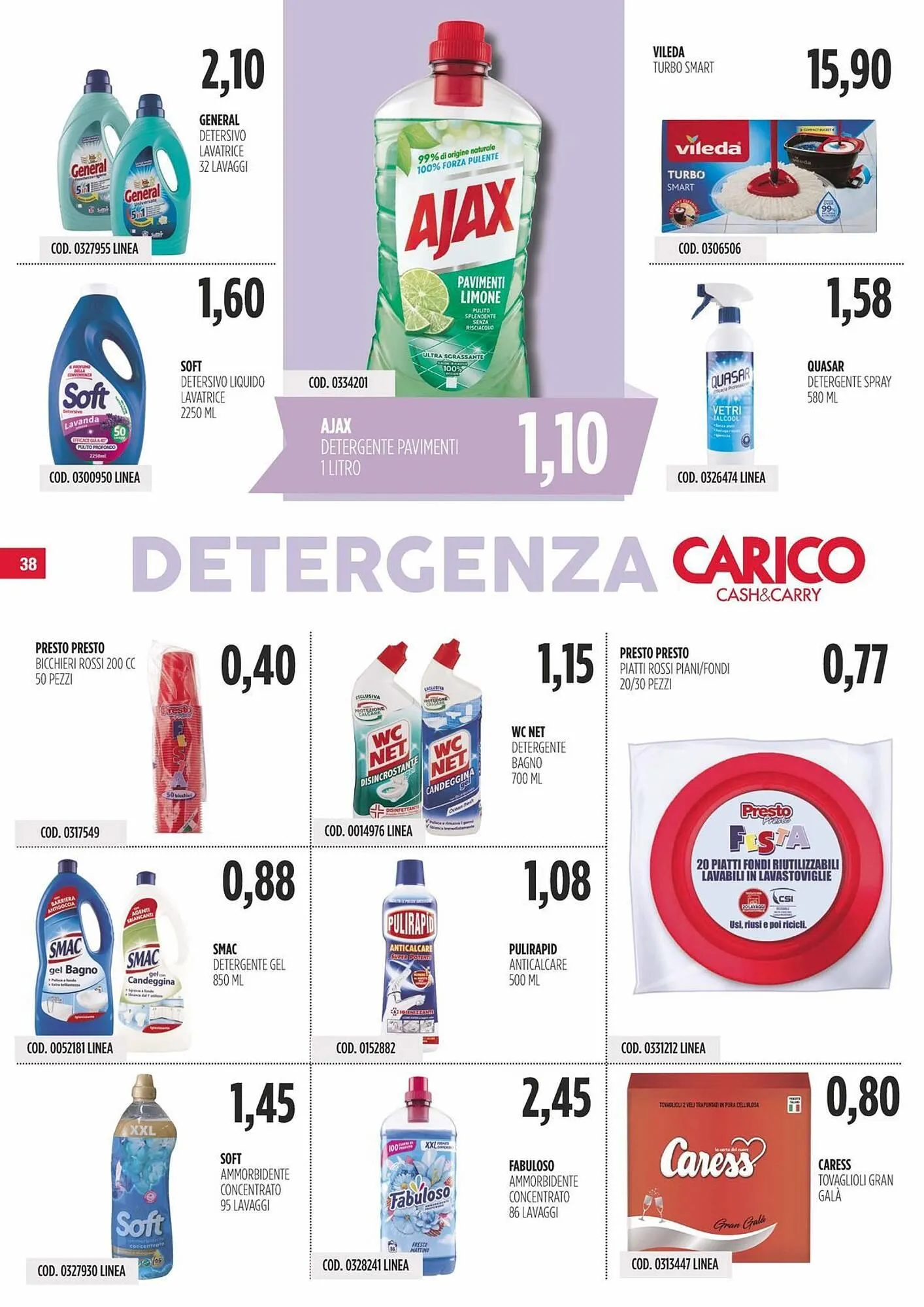 Volantino Carico Cash & Carry da 4 dicembre a 24 dicembre di 2025 - Pagina del volantino 38