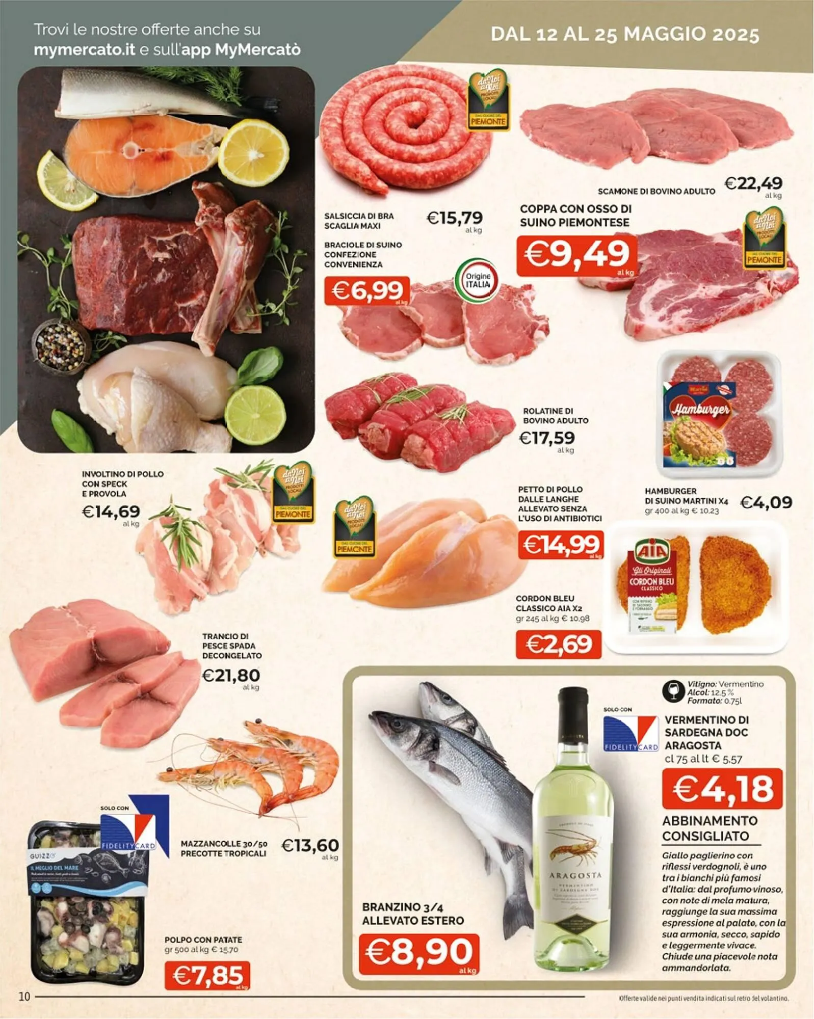 Volantino Mercatò Extra da 12 maggio a 25 maggio di 2025 - Pagina del volantino 10