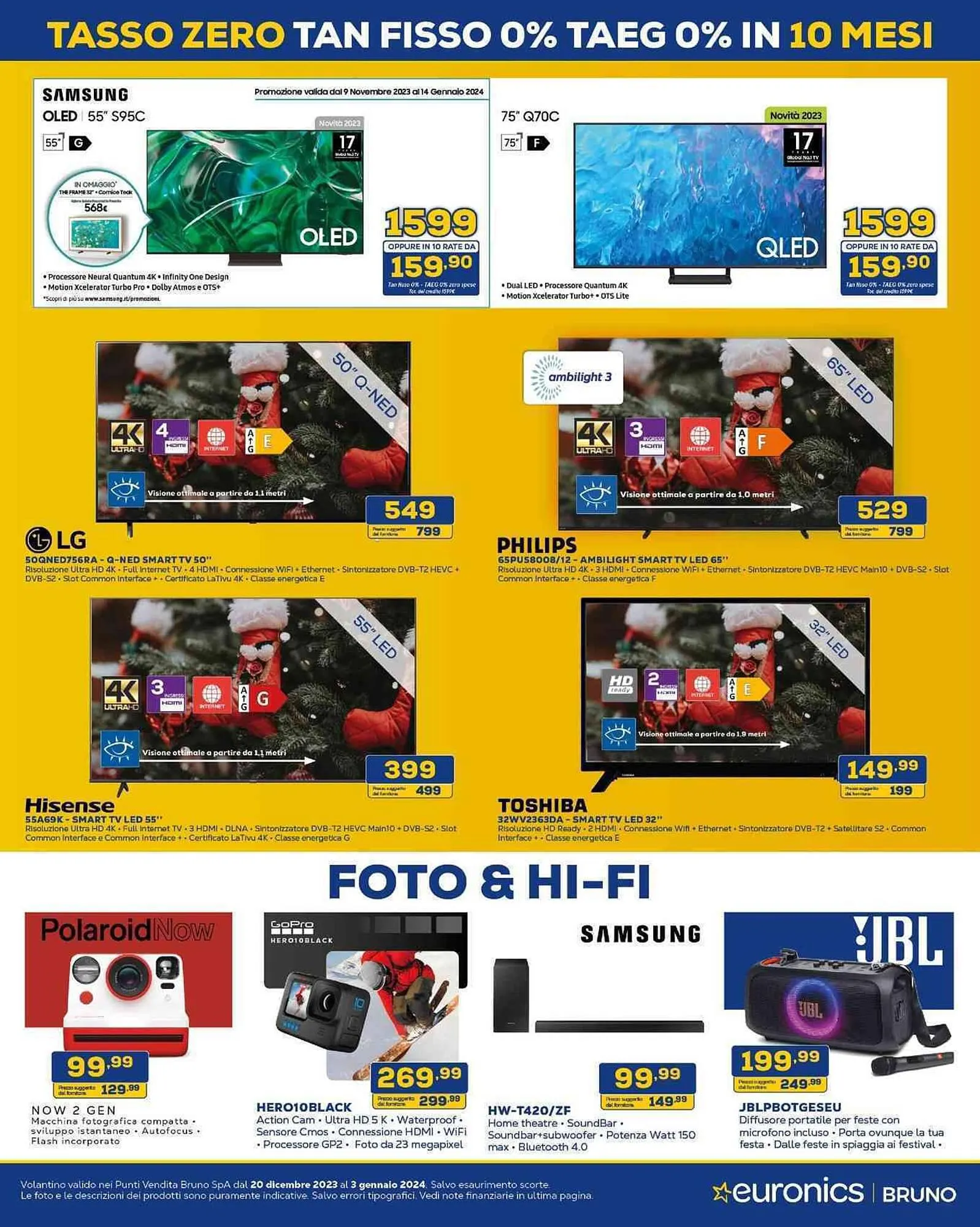 Volantino Euronics da 20 dicembre a 3 gennaio di 2024 - Pagina del volantino 12