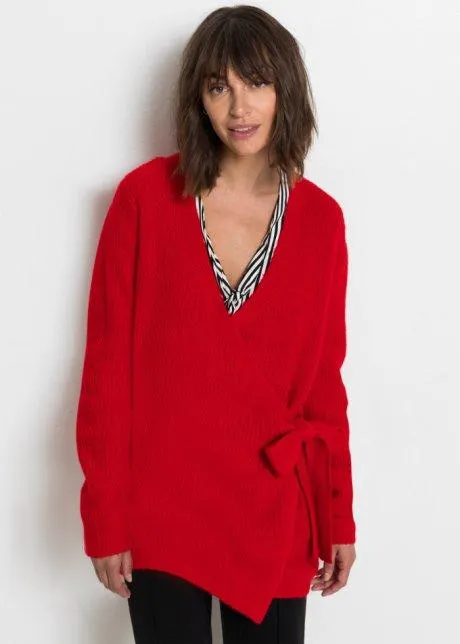 Cardigan a portafoglio