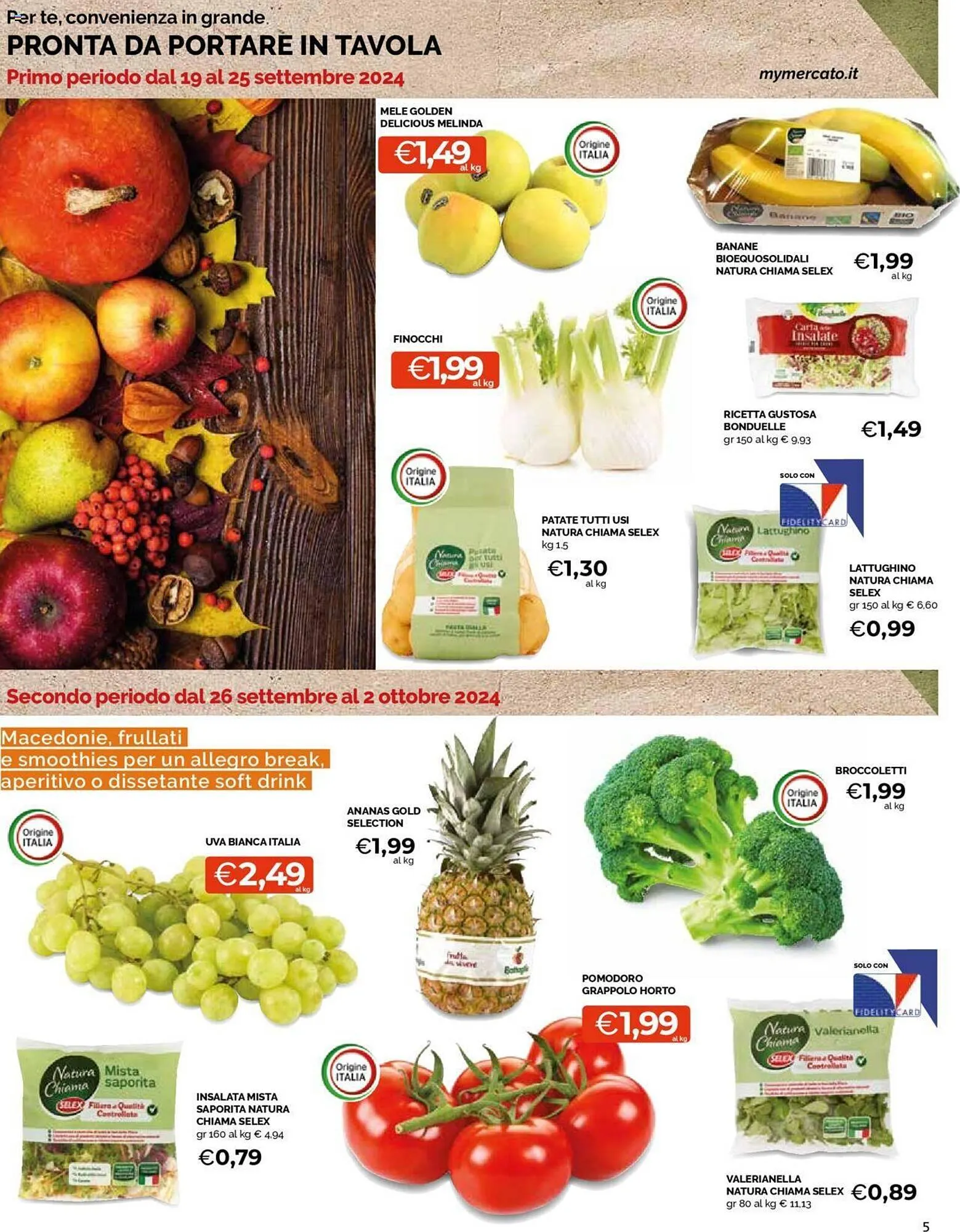 Volantino Mercatò da 19 settembre a 2 ottobre di 2024 - Pagina del volantino 5