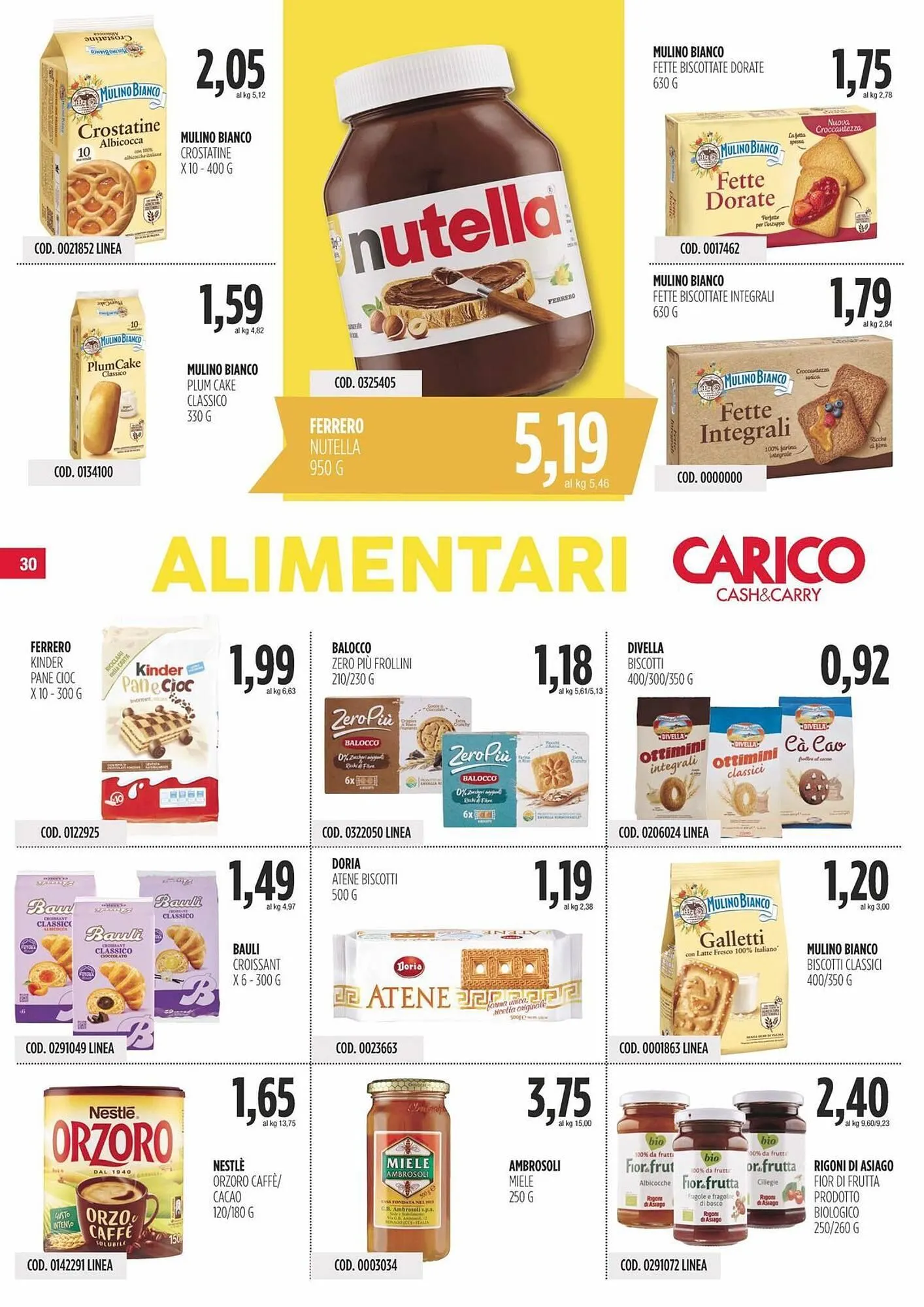 Volantino Carico Cash & Carry da 4 dicembre a 24 dicembre di 2025 - Pagina del volantino 30