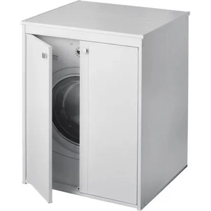 Mobile coprilavatrice in pvc 70x60x94 cm bianco