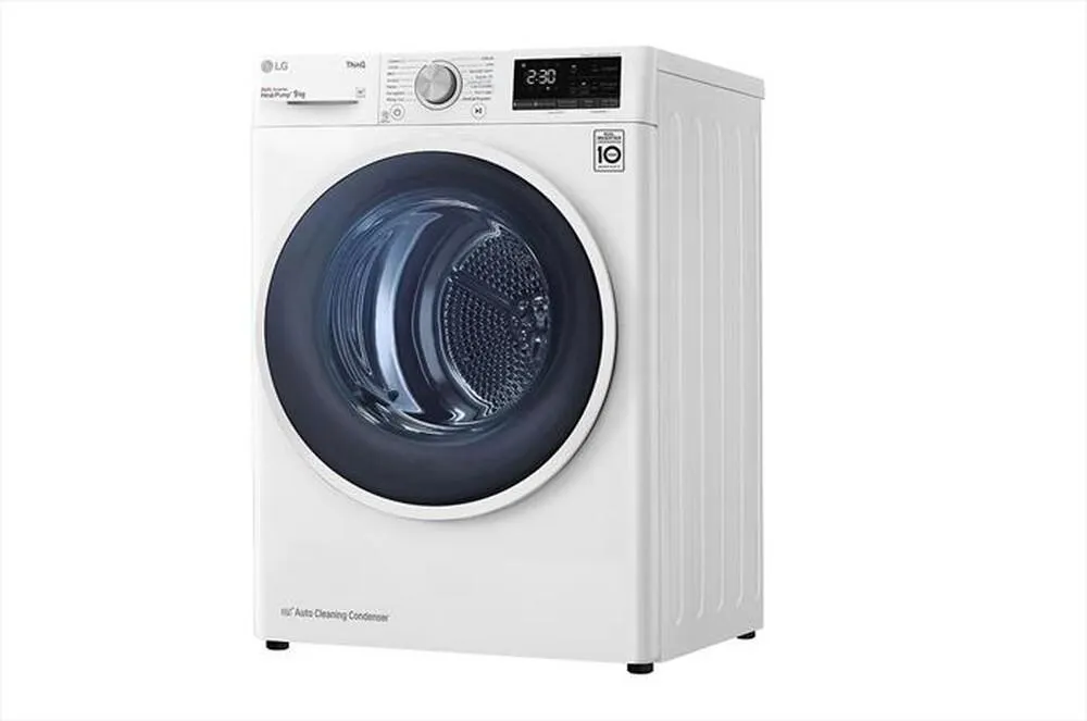 LG - Asciugatrice RH90V9AVHN - 9 Kg-Bianca