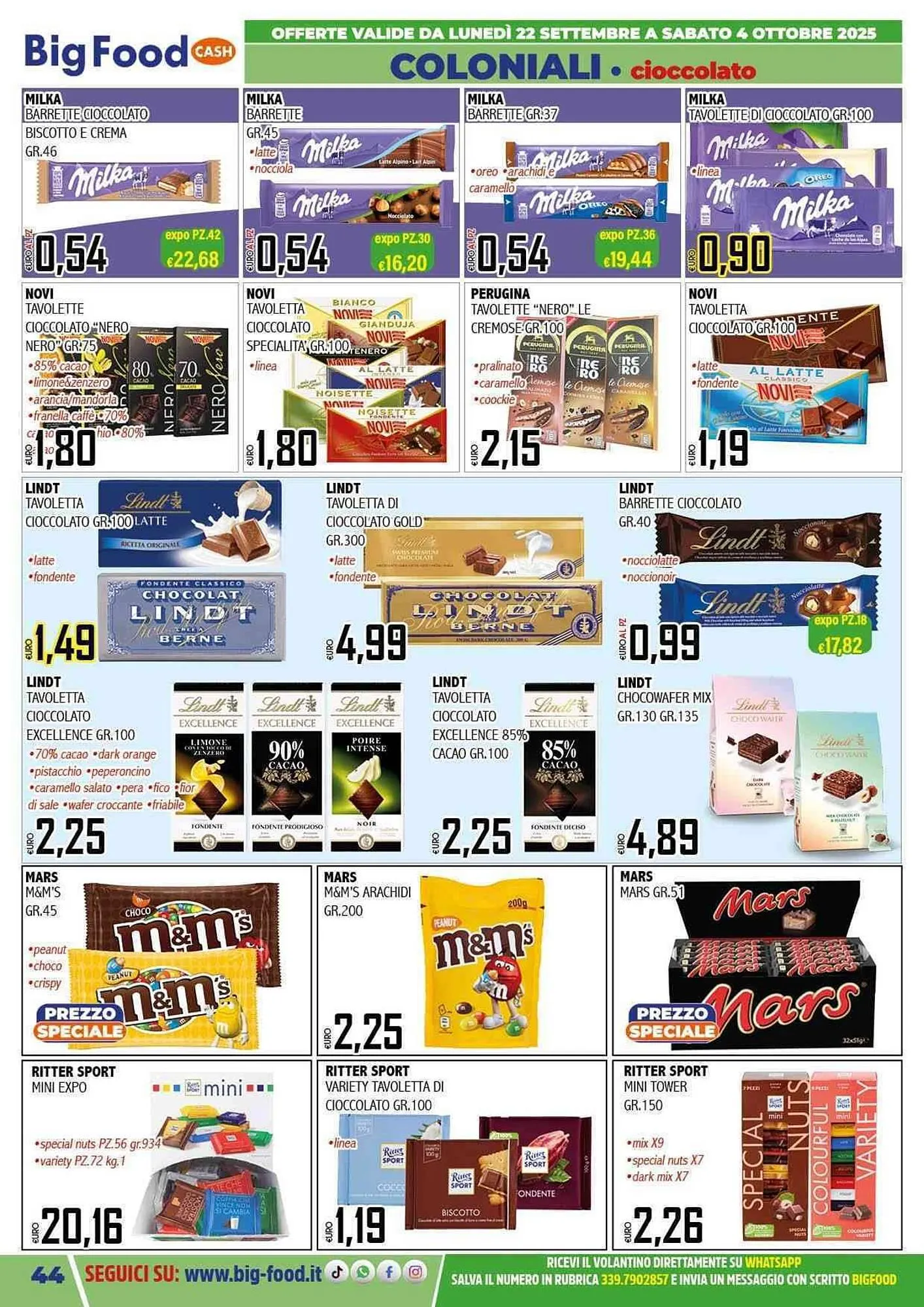 Volantino Big Food da 22 settembre a 4 ottobre di 2025 - Pagina del volantino 44