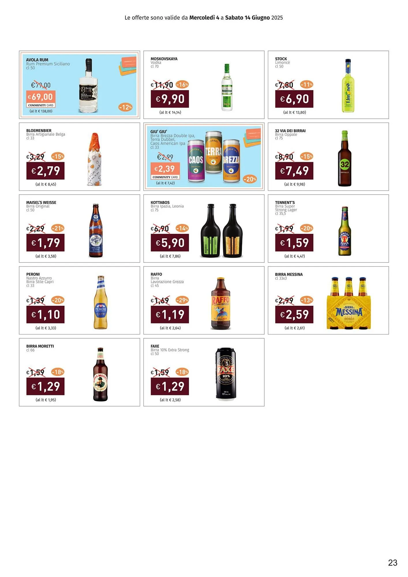 Volantino Prezzemolo e Vitale da 4 giugno a 14 giugno di 2025 - Pagina del volantino 23