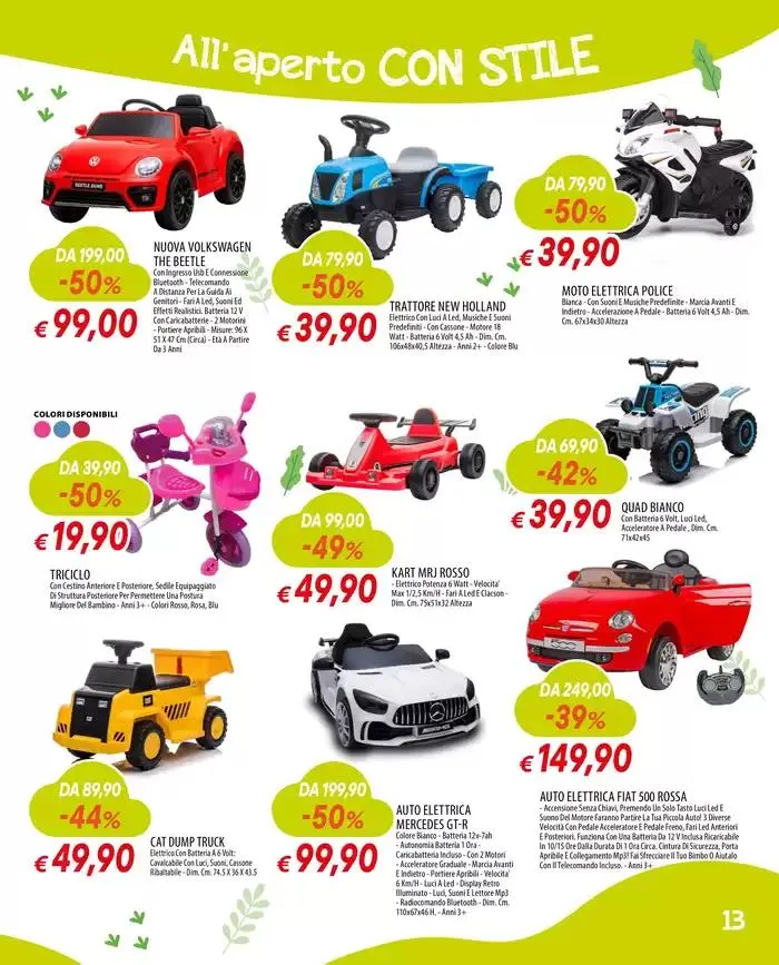 ALL'APERTO CON STILE da 22 aprile a 18 maggio di 2025 - Pagina del volantino 13