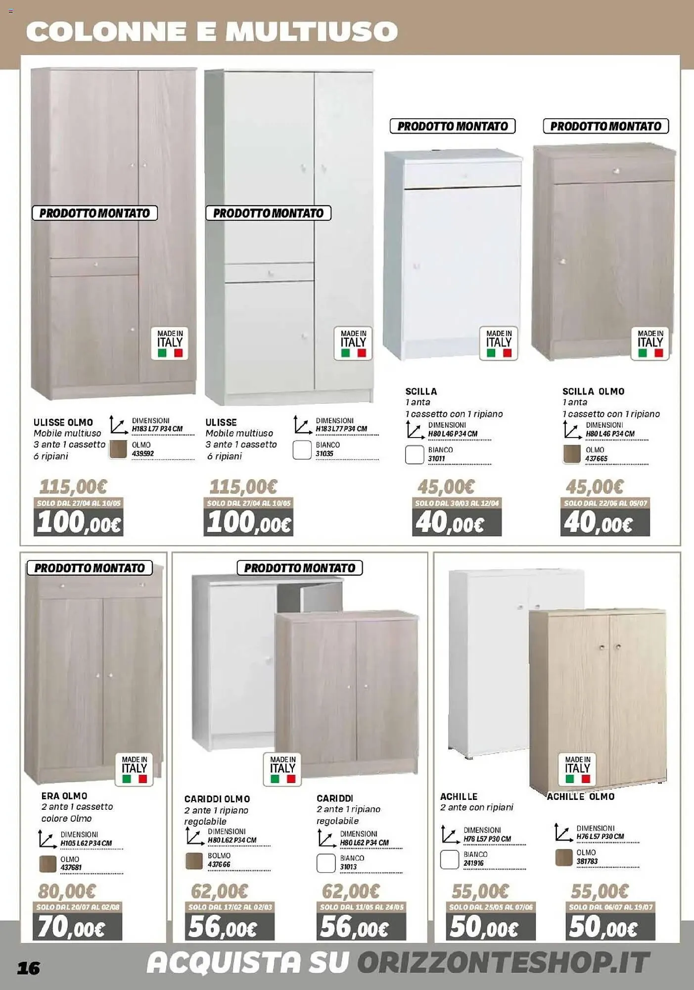 Volantino Orizzonte da 16 gennaio a 27 settembre di 2026 - Pagina del volantino 16