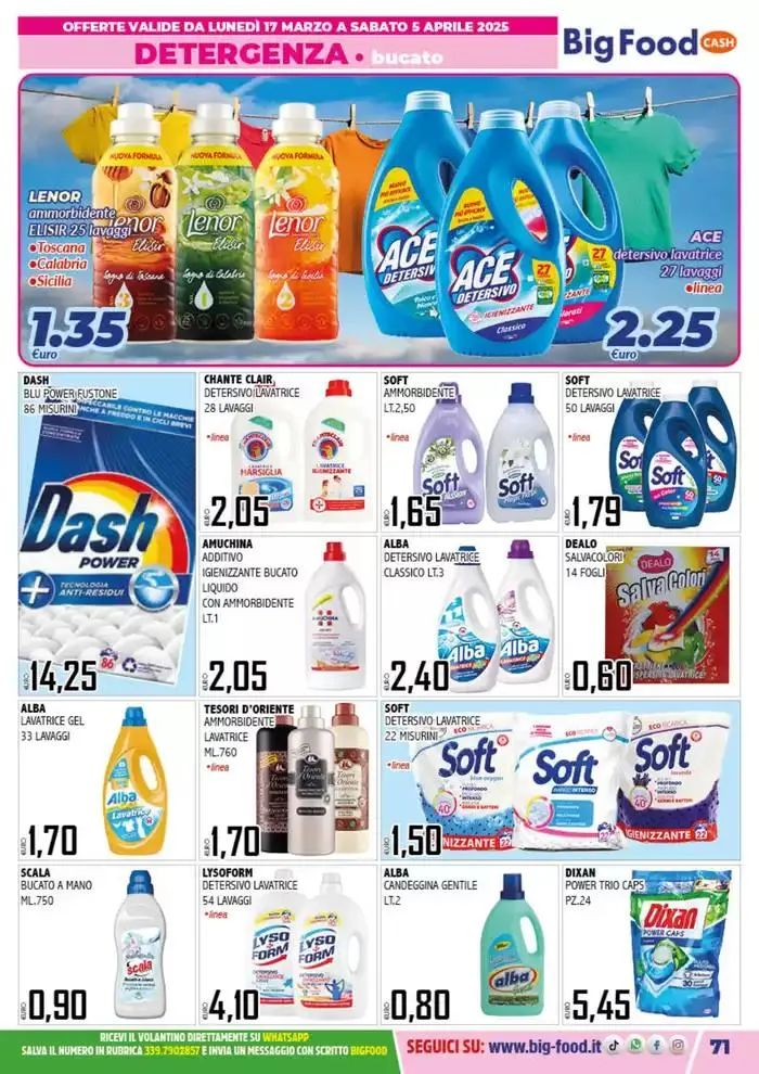 Aspenttando la pasqua da 17 marzo a 5 aprile di 2025 - Pagina del volantino 71