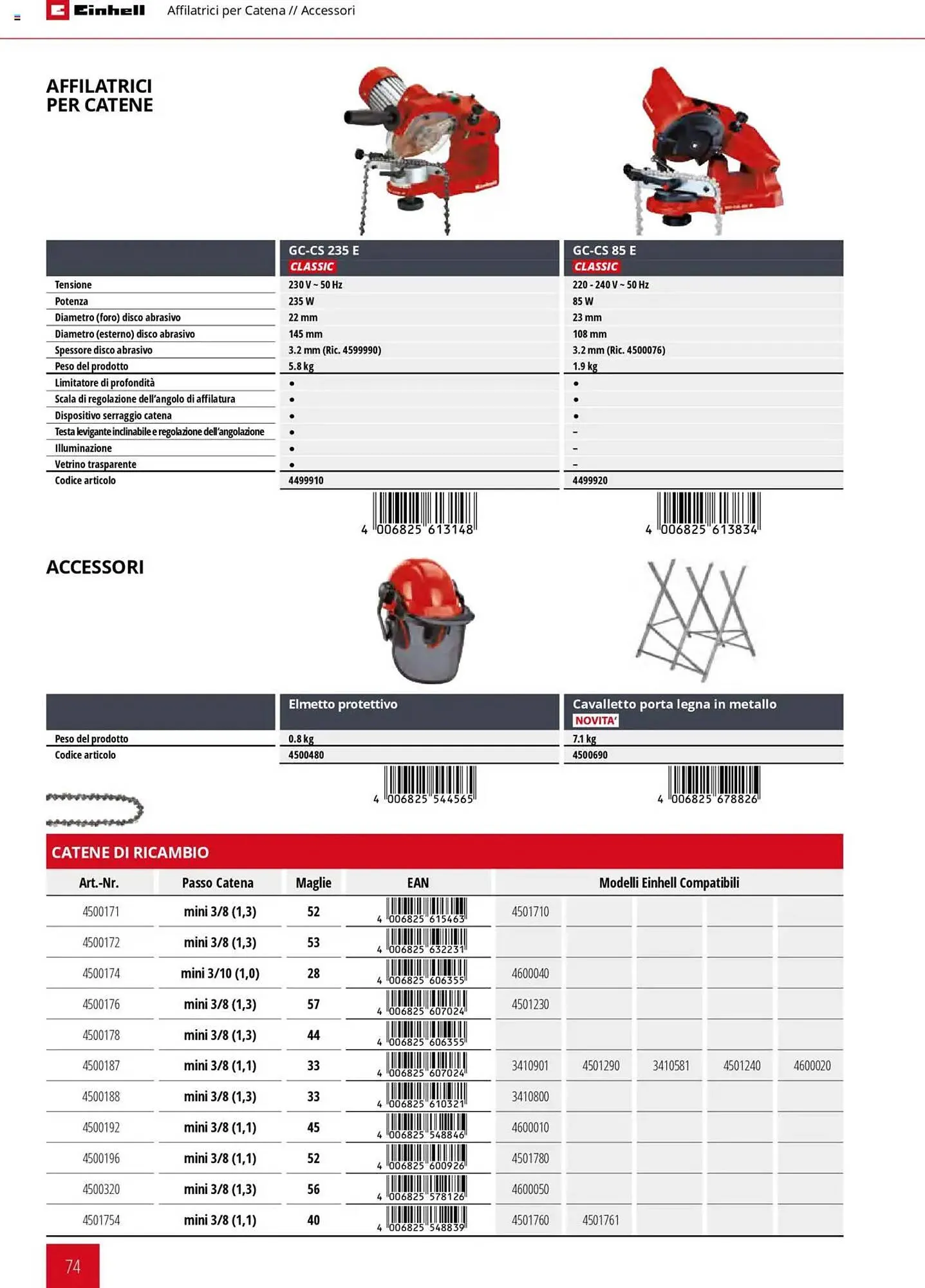 Volantino Einhell da 1 febbraio a 31 dicembre di 2025 - Pagina del volantino 74