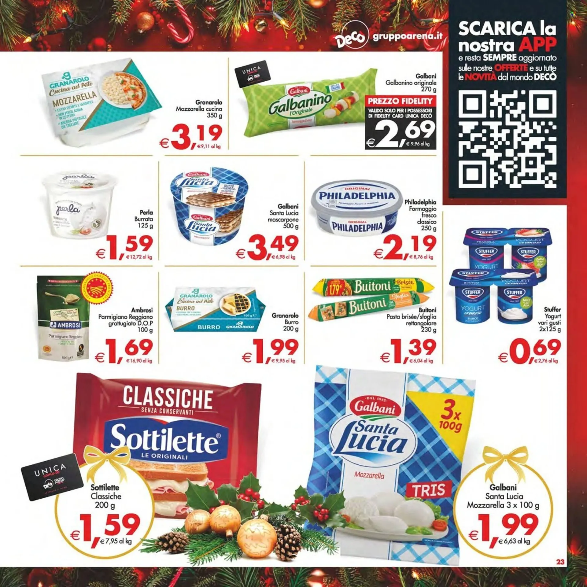 Volantino Deco Supermercati da 16 dicembre a 26 dicembre di 2025 - Pagina del volantino 23