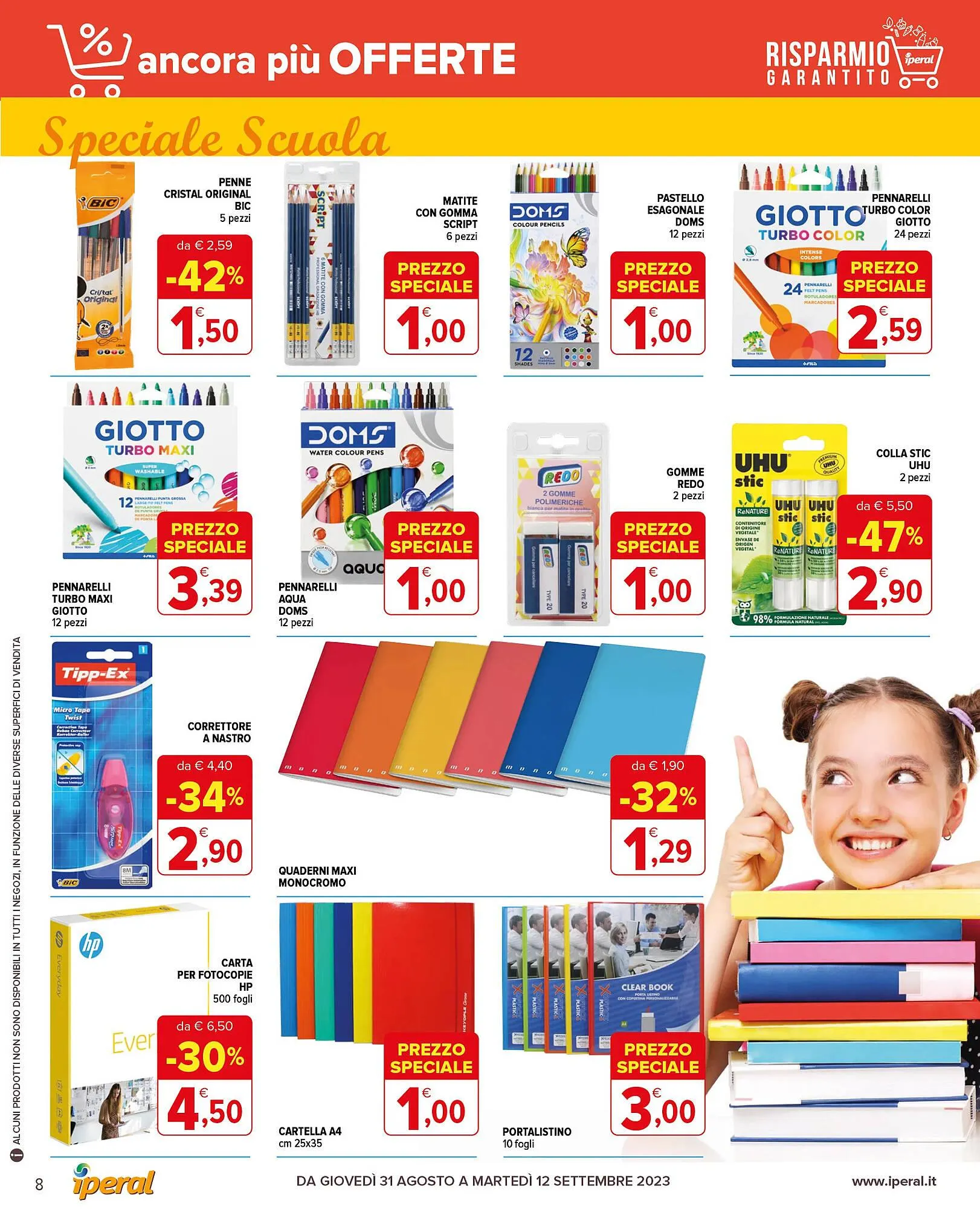 Volantino Iperal da 31 agosto a 12 settembre di 2023 - Pagina del volantino 28