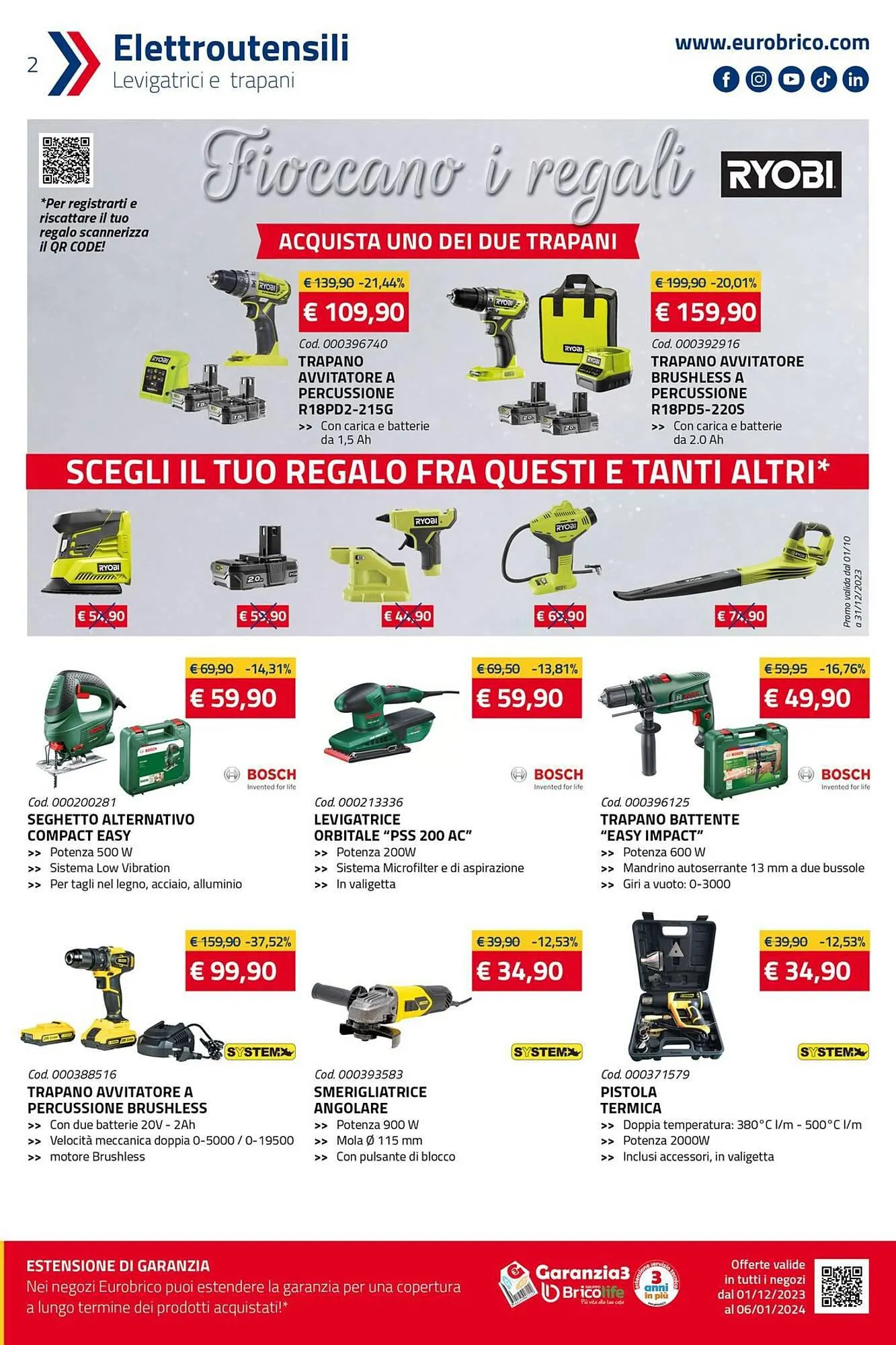 Volantino Eurobrico da 1 dicembre a 6 gennaio di 2024 - Pagina del volantino 2