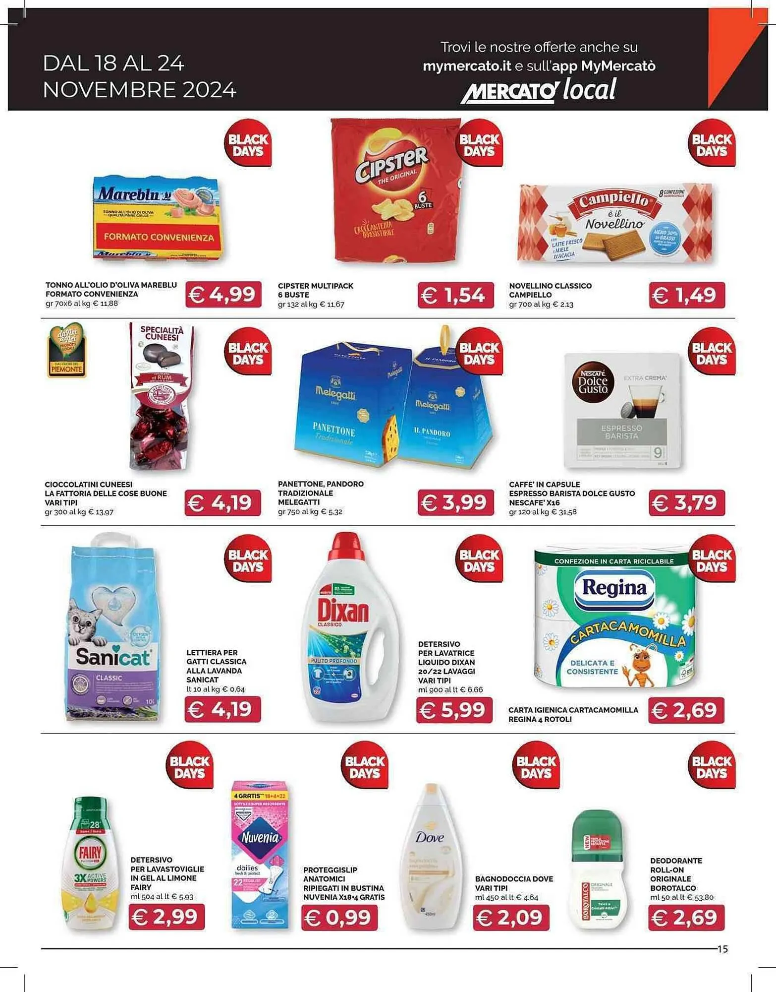 Volantino Mercatò Local da 11 novembre a 24 novembre di 2024 - Pagina del volantino 15