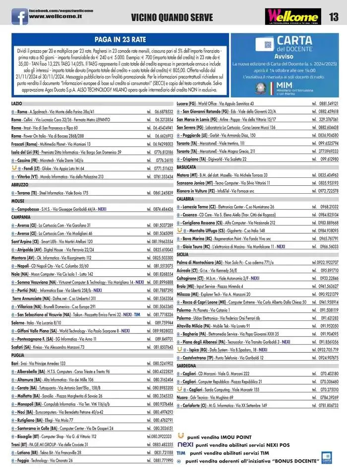 La catena esperta da 25 novembre a 25 dicembre di 2024 - Pagina del volantino 13