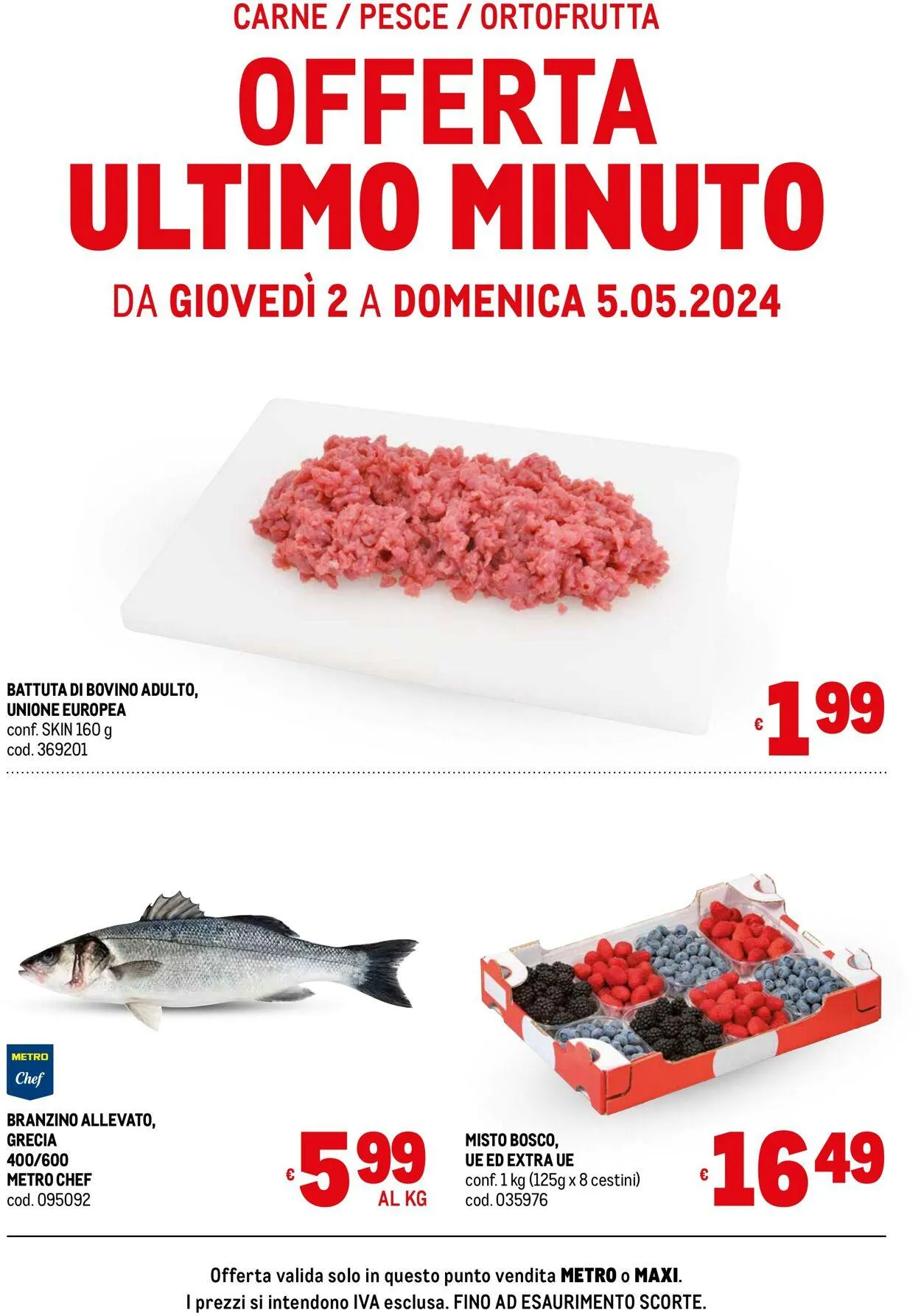 Metro Volantino attuale da 26 febbraio a 12 marzo di 2026 - Pagina del volantino 1