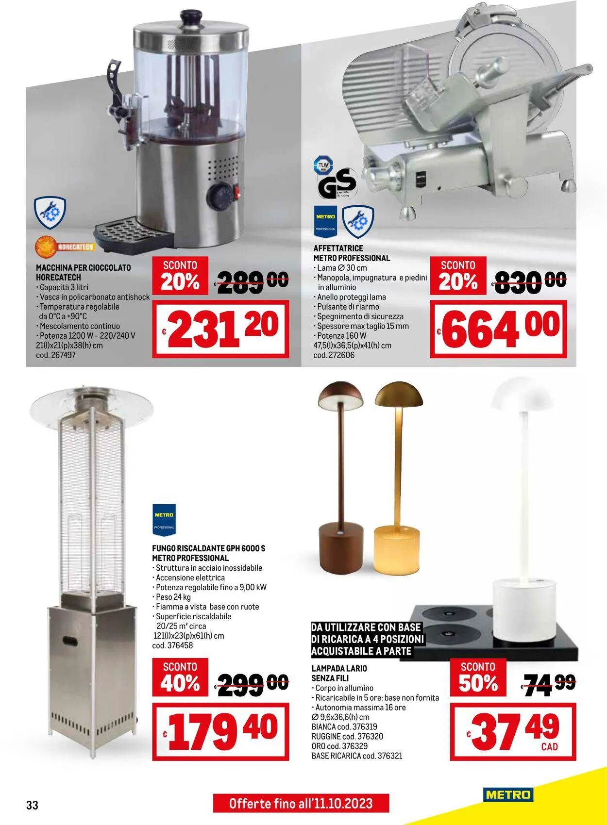 Metro Volantino attuale da 28 settembre a 11 ottobre di 2023 - Pagina del volantino 33