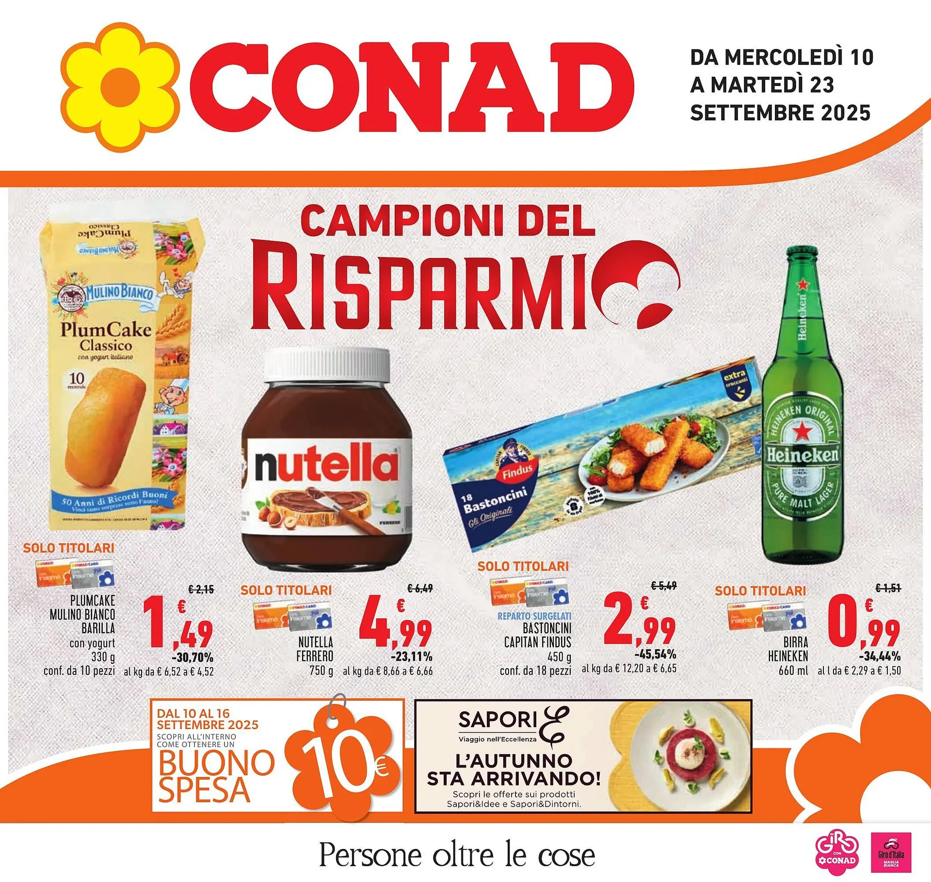 Volantino Conad da 10 settembre a 23 settembre di 2025 - Pagina del volantino 1