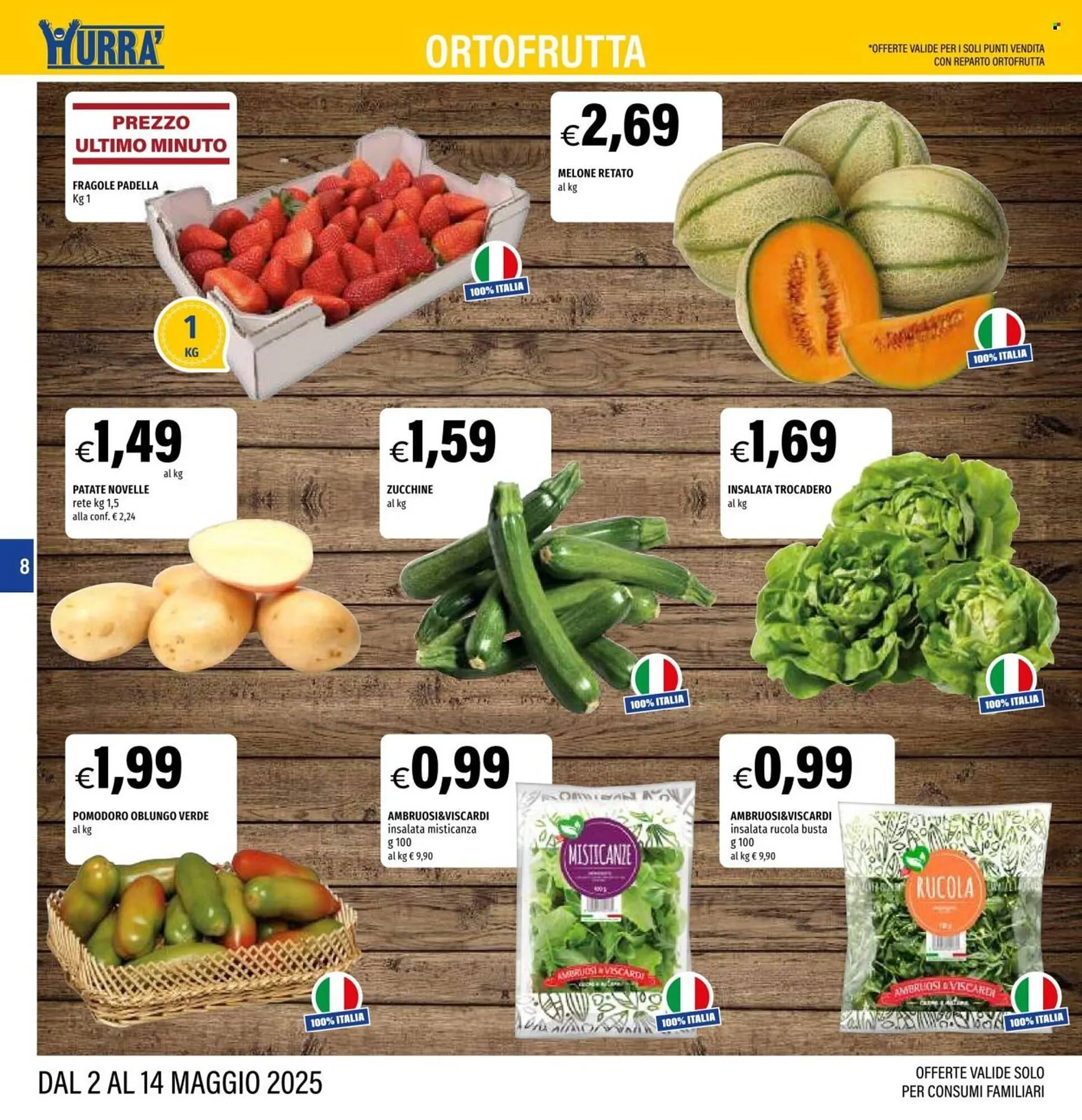 Volantino Hurrà da 2 maggio a 14 maggio di 2025 - Pagina del volantino 8