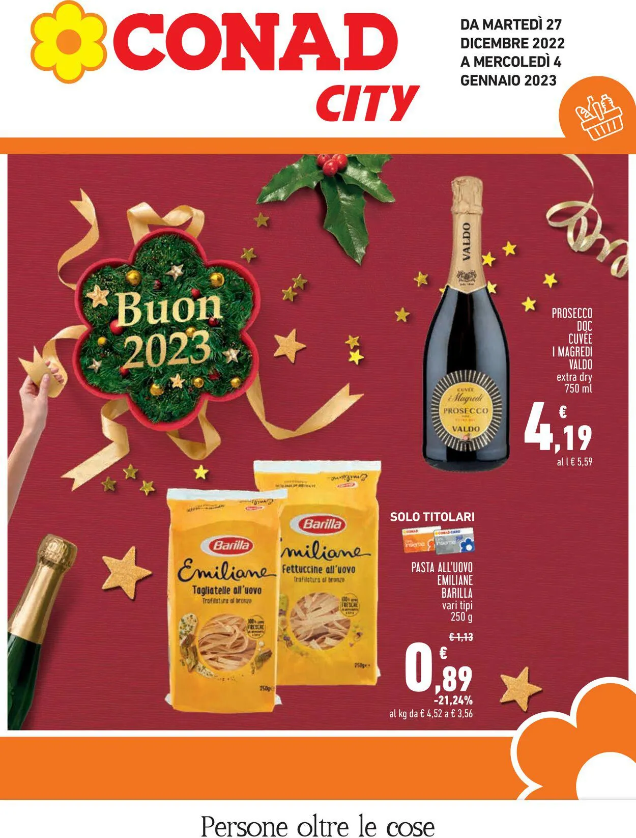 Conad Volantino attuale da 22 gennaio a 4 gennaio di 2025 - Pagina del volantino 1