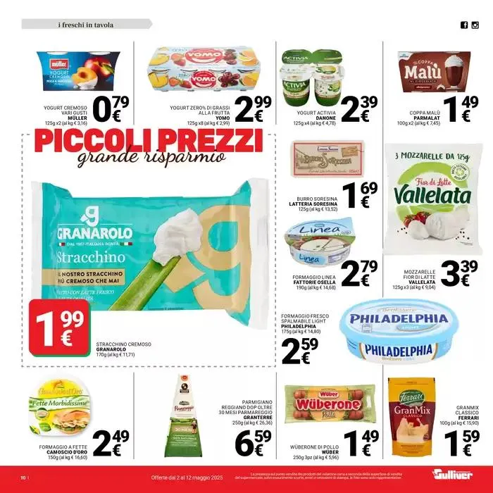 Piccoli prezzi da 2 maggio a 12 maggio di 2025 - Pagina del volantino 10
