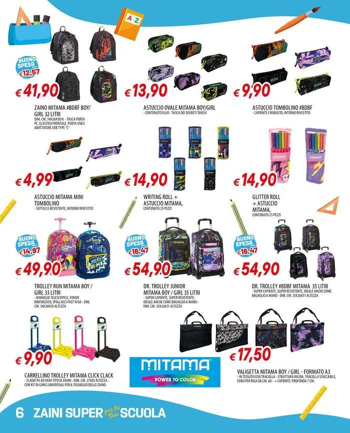 Zaini super per la tua scuola da 25 luglio a 29 settembre di 2024 - Pagina del volantino 6