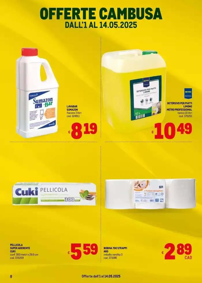 Offerte per Te -Area 4 da 2 maggio a 14 maggio di 2025 - Pagina del volantino 8