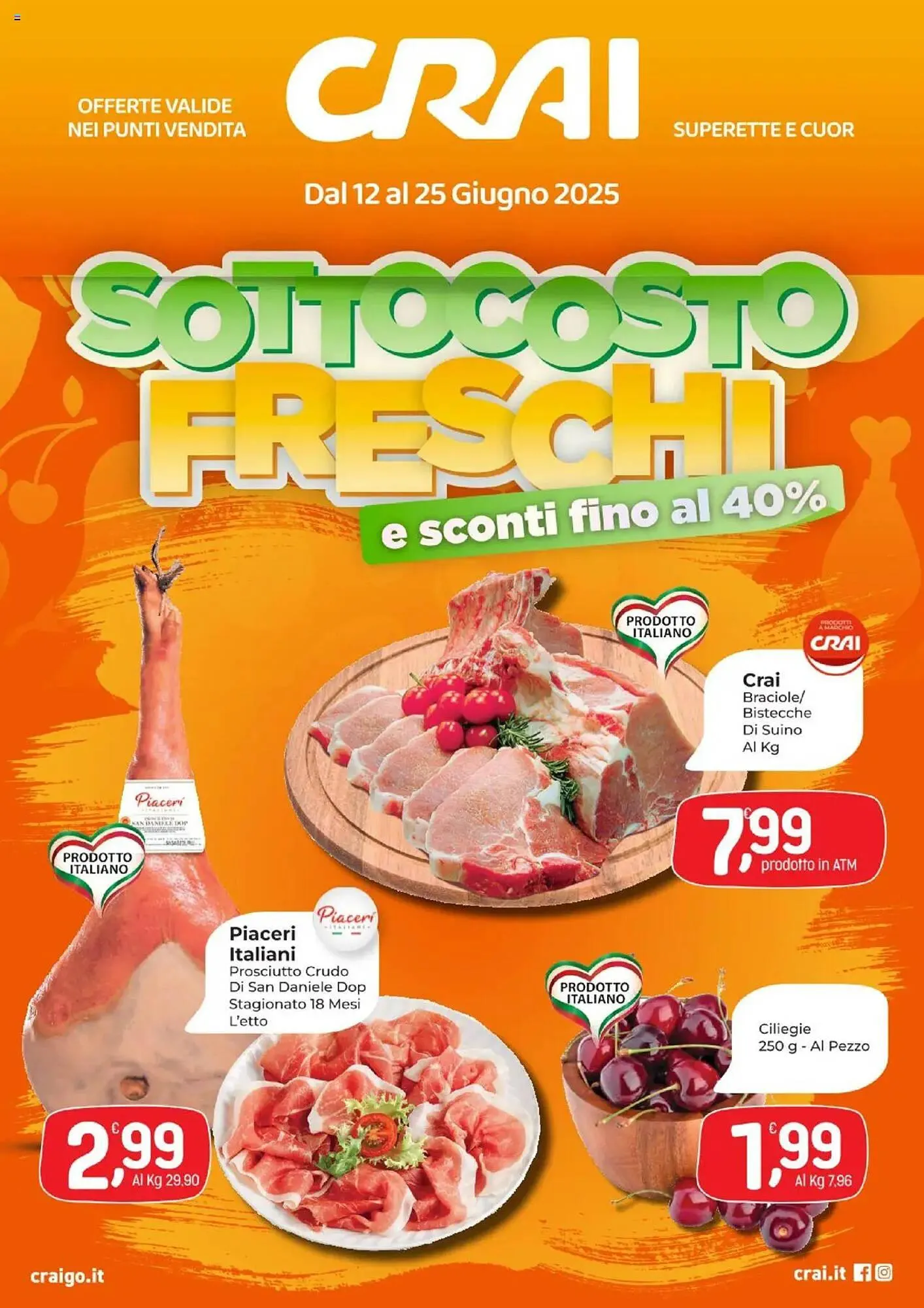 Volantino Crai da 12 giugno a 25 giugno di 2025 - Pagina del volantino 1