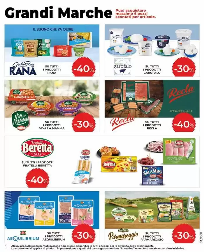 Grandi marche 30% 40% 50% da 8 maggio a 21 maggio di 2025 - Pagina del volantino 4