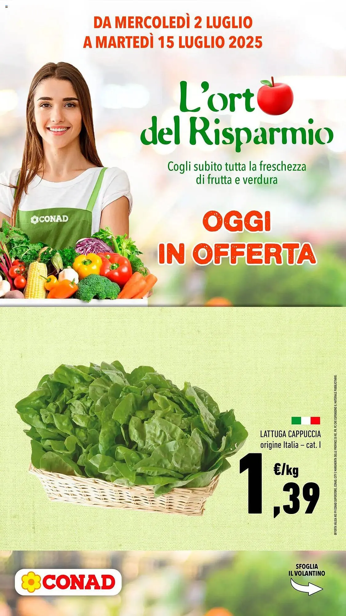 Volantino Conad da 2 luglio a 15 luglio di 2025 - Pagina del volantino 1