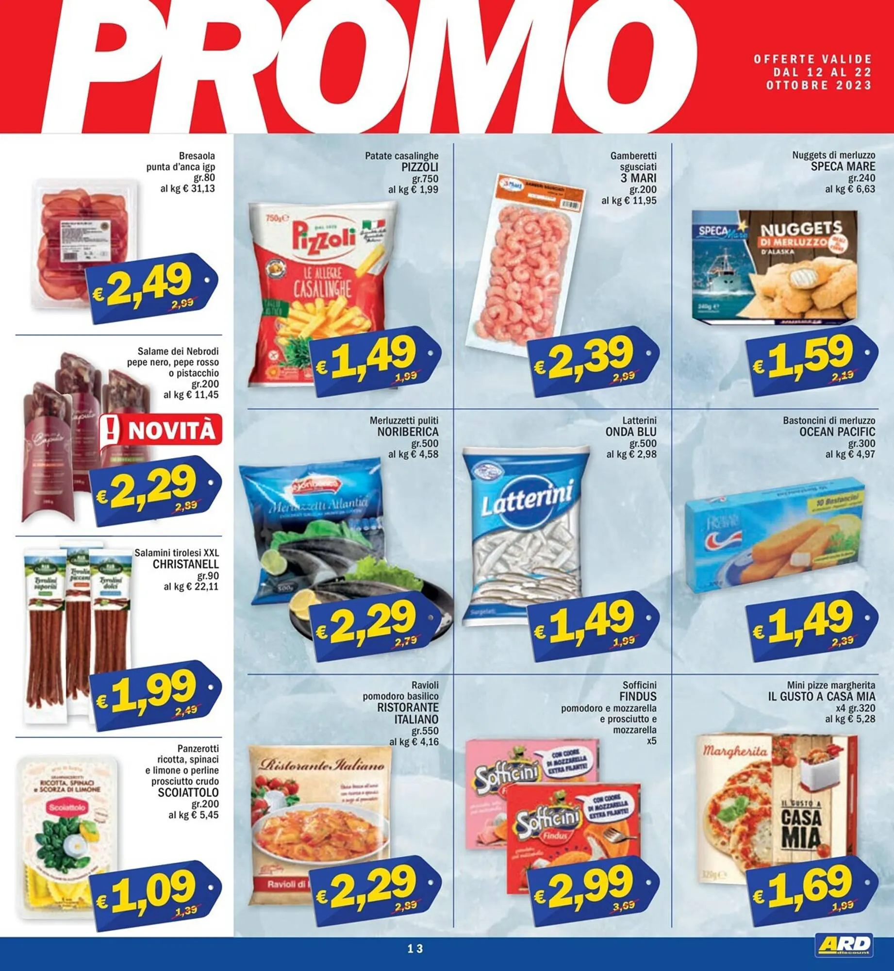Volantino Ard Discount da 12 ottobre a 22 ottobre di 2023 - Pagina del volantino 13
