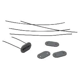 KIT FISSAGGIO PER CANNICCIO 26 PEZZI ARGENTO