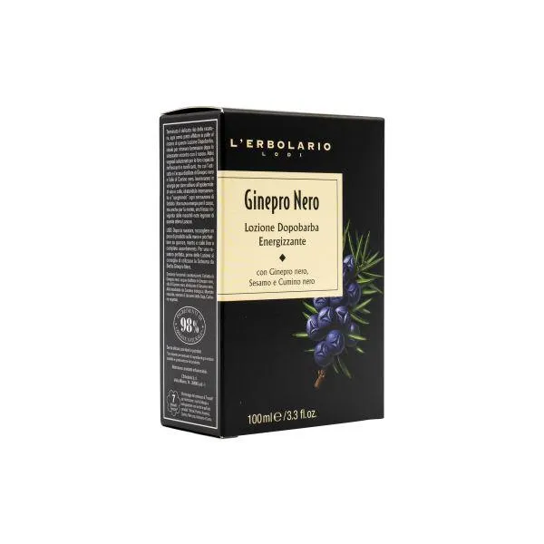 Lozione Dopobarba Energizzante Ginepro Nero L'Erbolario 100 ML