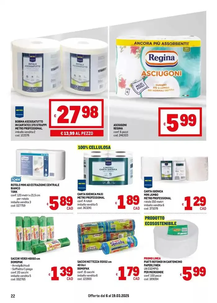 Offerte per te -Maxi da 6 marzo a 19 marzo di 2025 - Pagina del volantino 22