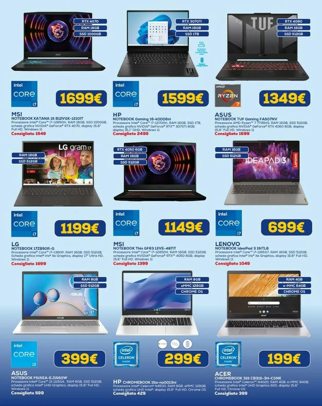 Euronics - Corso Umberto, 95, 07012, Bonorva (SS) Volantino attuale da 28 settembre a 11 ottobre di 2023 - Pagina del volantino 9