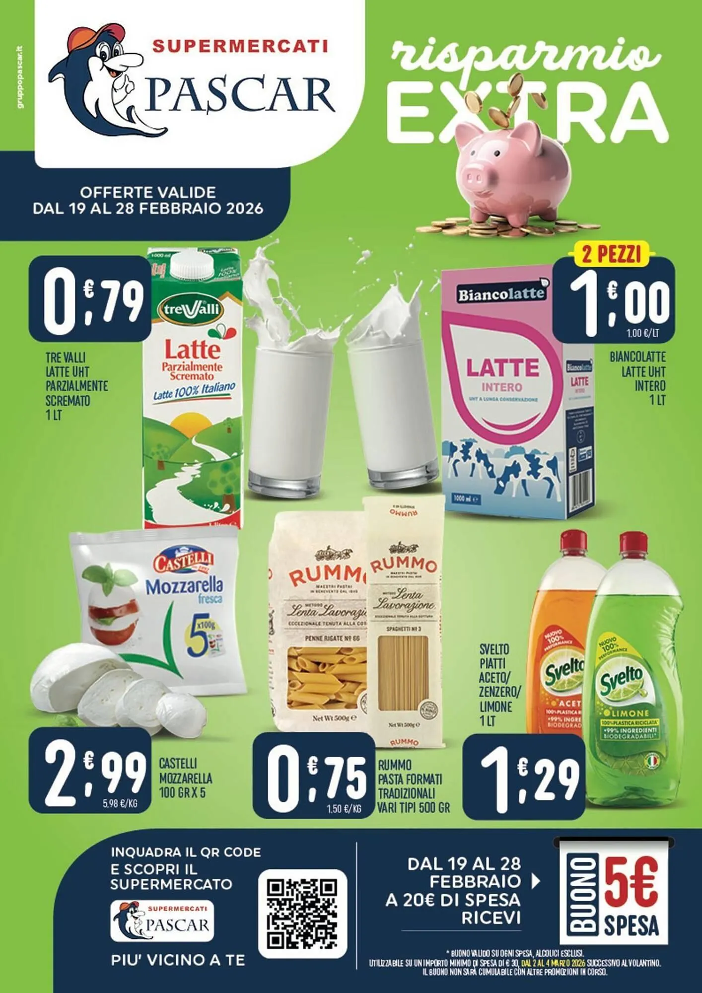 Volantino Gruppo Pascar da 19 febbraio a 28 febbraio di 2026 - Pagina del volantino 1
