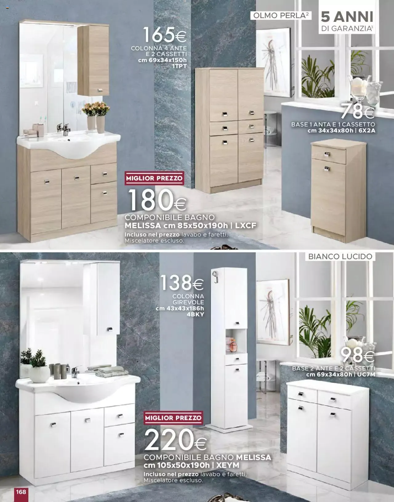 Volantino Mondo Convenienza da 1 ottobre a 31 dicembre di 2023 - Pagina del volantino 170