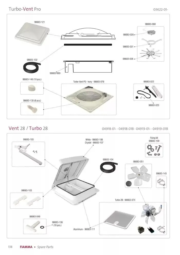 Spare parts catalogo 2025 da 14 gennaio a 31 dicembre di 2025 - Pagina del volantino 138