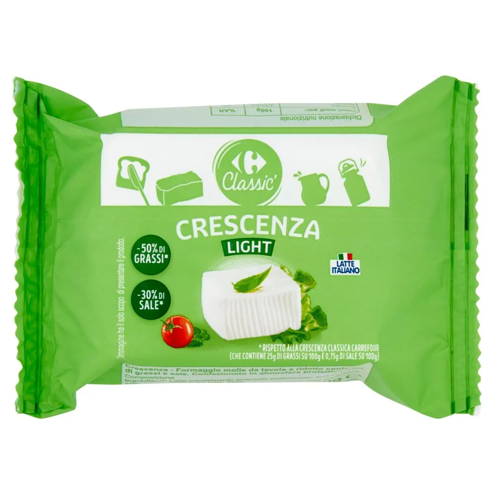 Carrefour Classic Crescenza Light 100 g