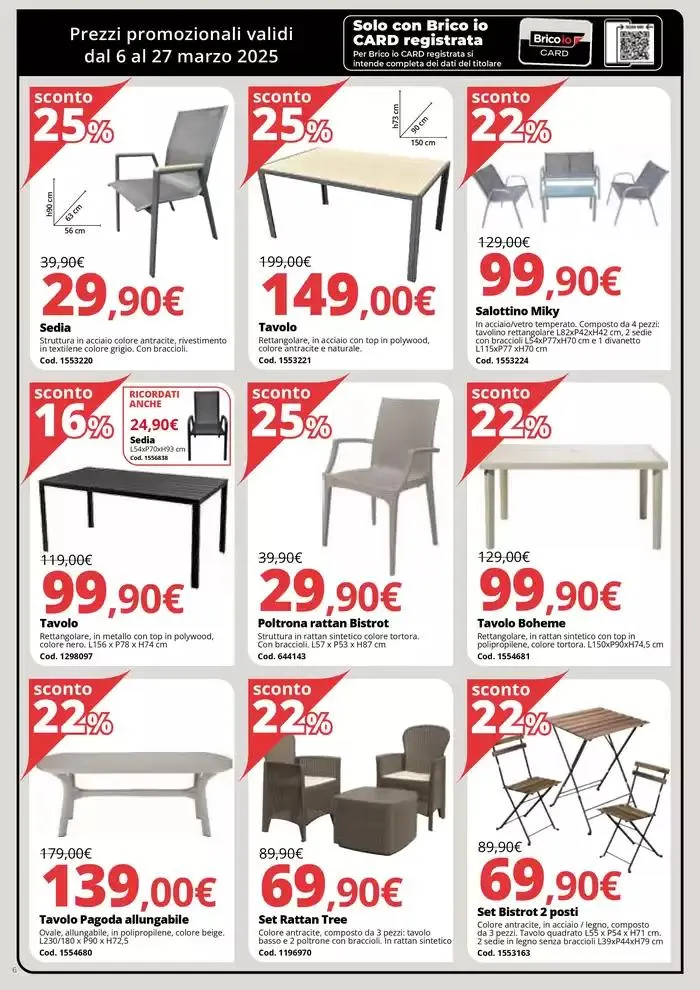 Per chi richiede fattura -10% su tutta la spesa da 6 marzo a 27 marzo di 2025 - Pagina del volantino 6