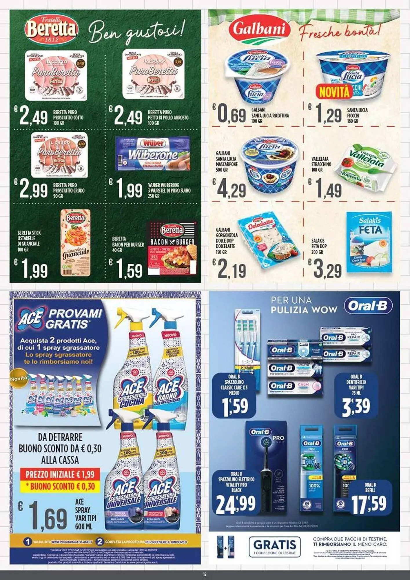 Volantino Supermercato Pollio da 29 aprile a 12 maggio di 2024 - Pagina del volantino 12