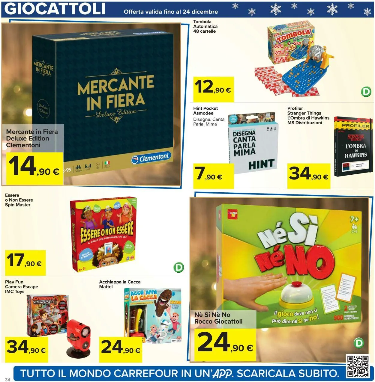 Carrefour Volantino attuale da 2 dicembre a 15 dicembre di 2025 - Pagina del volantino 34