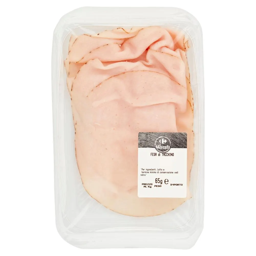 Carrefour il Mercato Fesa di Tacchino 65 g