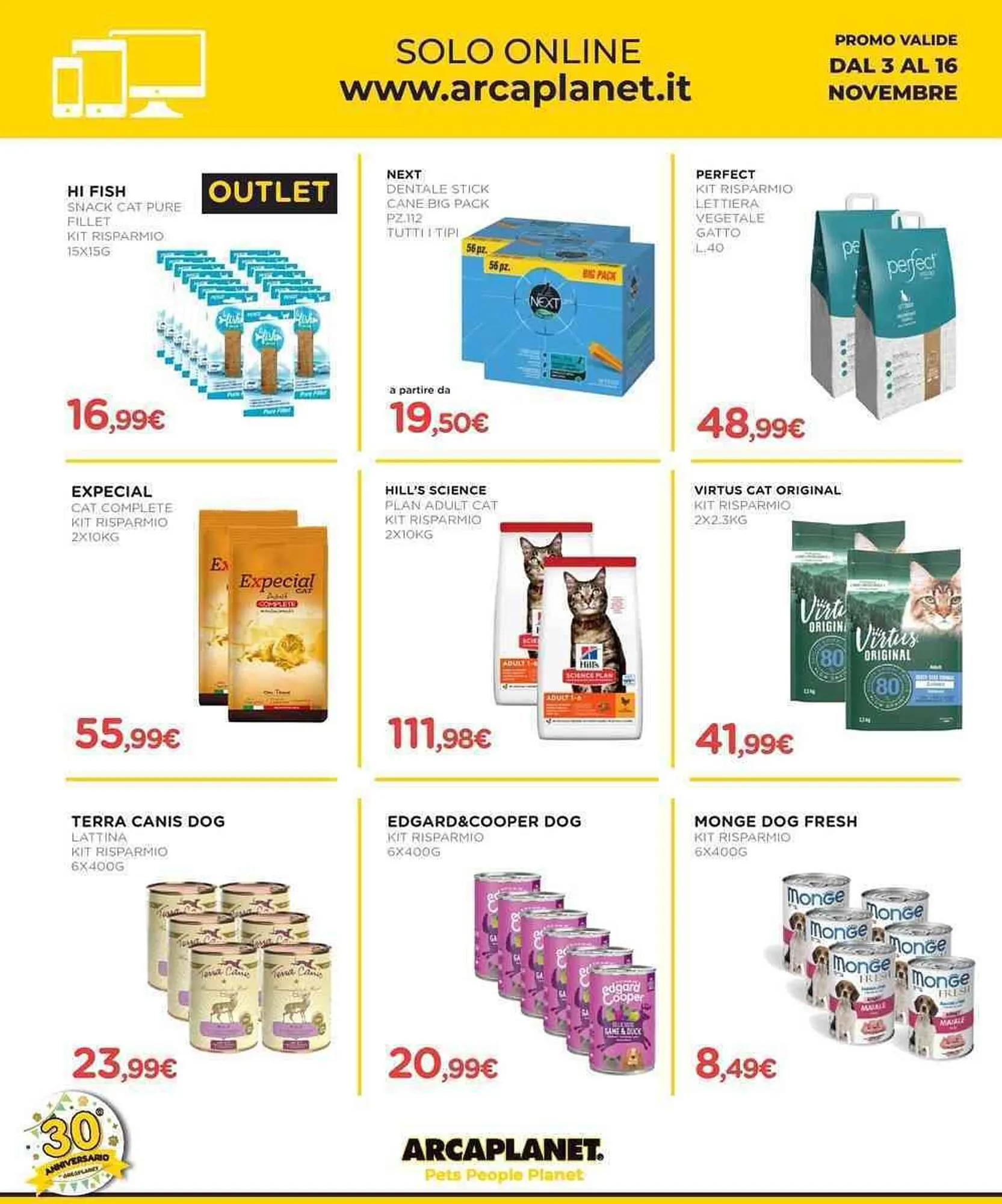 Volantino Arcaplanet da 3 novembre a 9 novembre di 2025 - Pagina del volantino 34