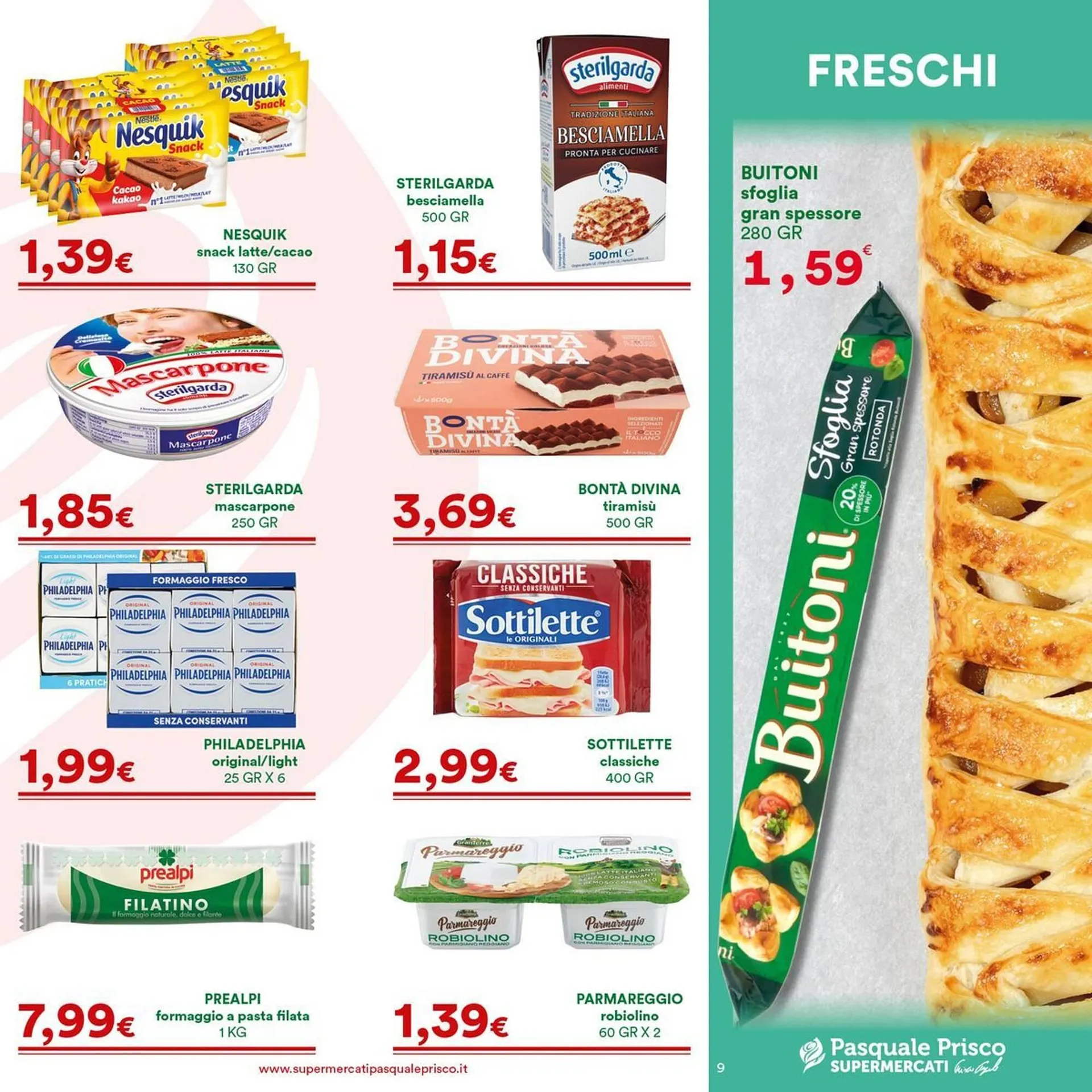 Volantino Supermercati Pasquale Prisco da 26 agosto a 7 gennaio di 2026 - Pagina del volantino 9