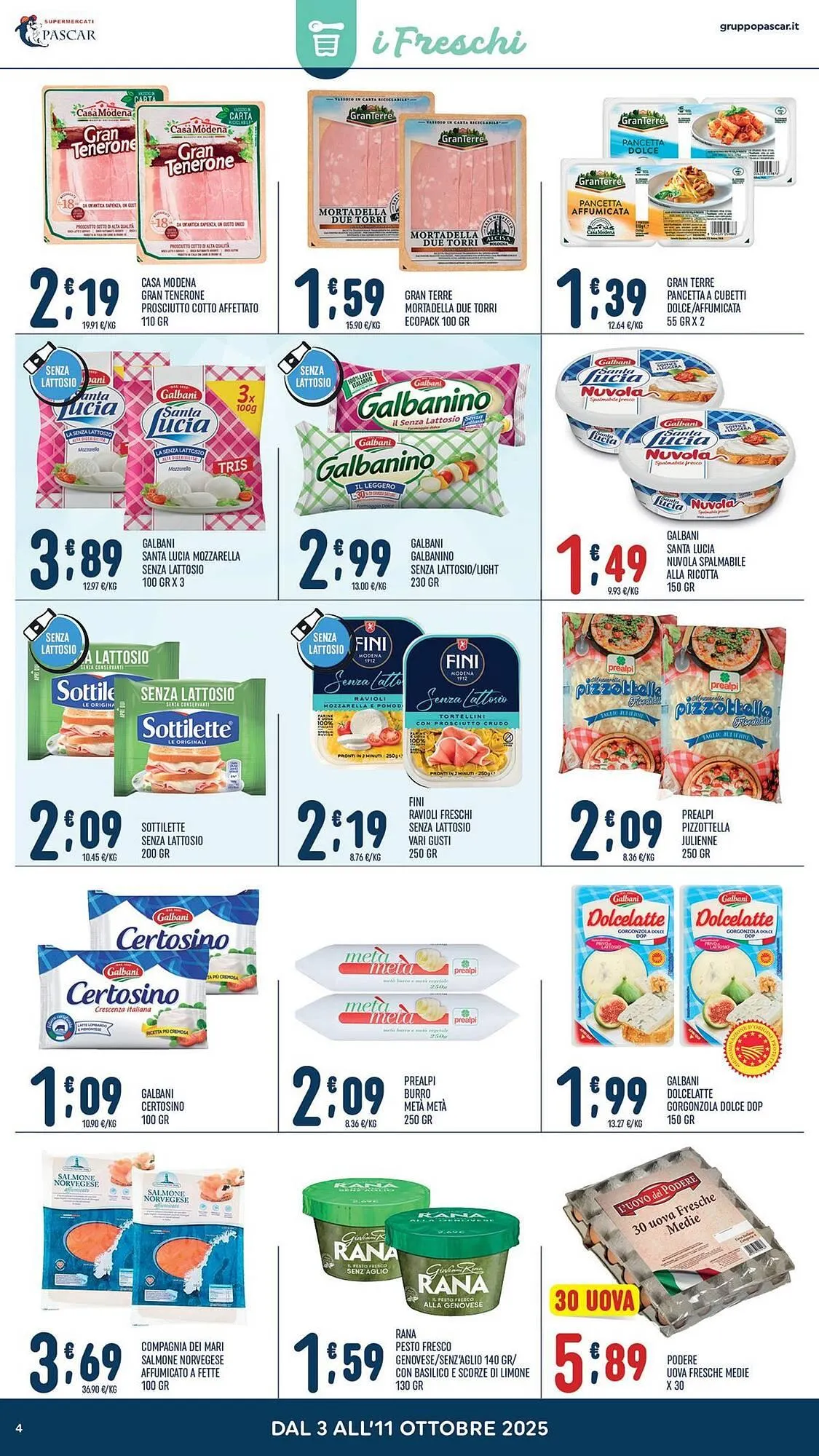 Volantino Gruppo Pascar da 3 ottobre a 11 ottobre di 2025 - Pagina del volantino 4