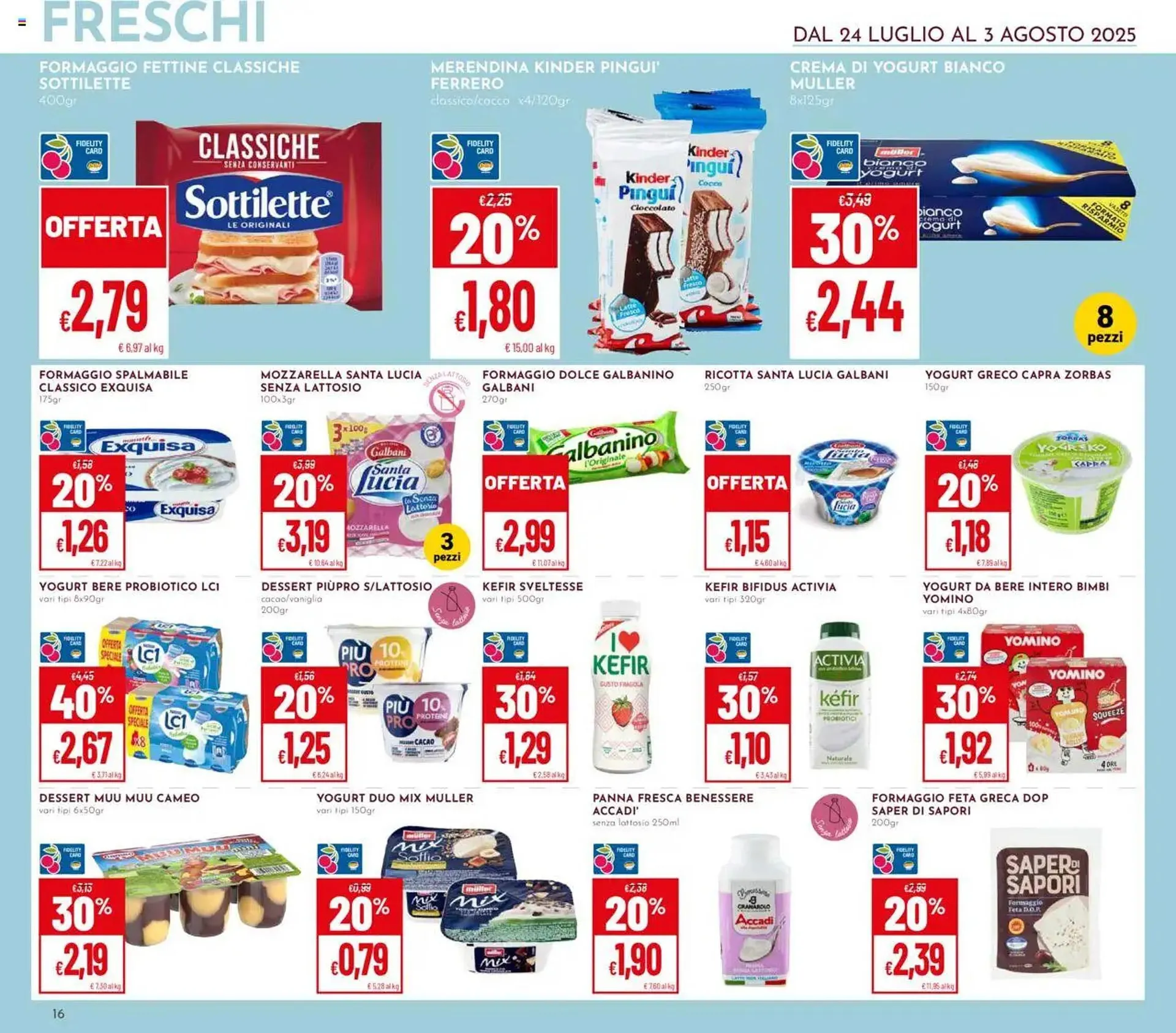 Volantino Pan da 24 luglio a 3 agosto di 2025 - Pagina del volantino 16