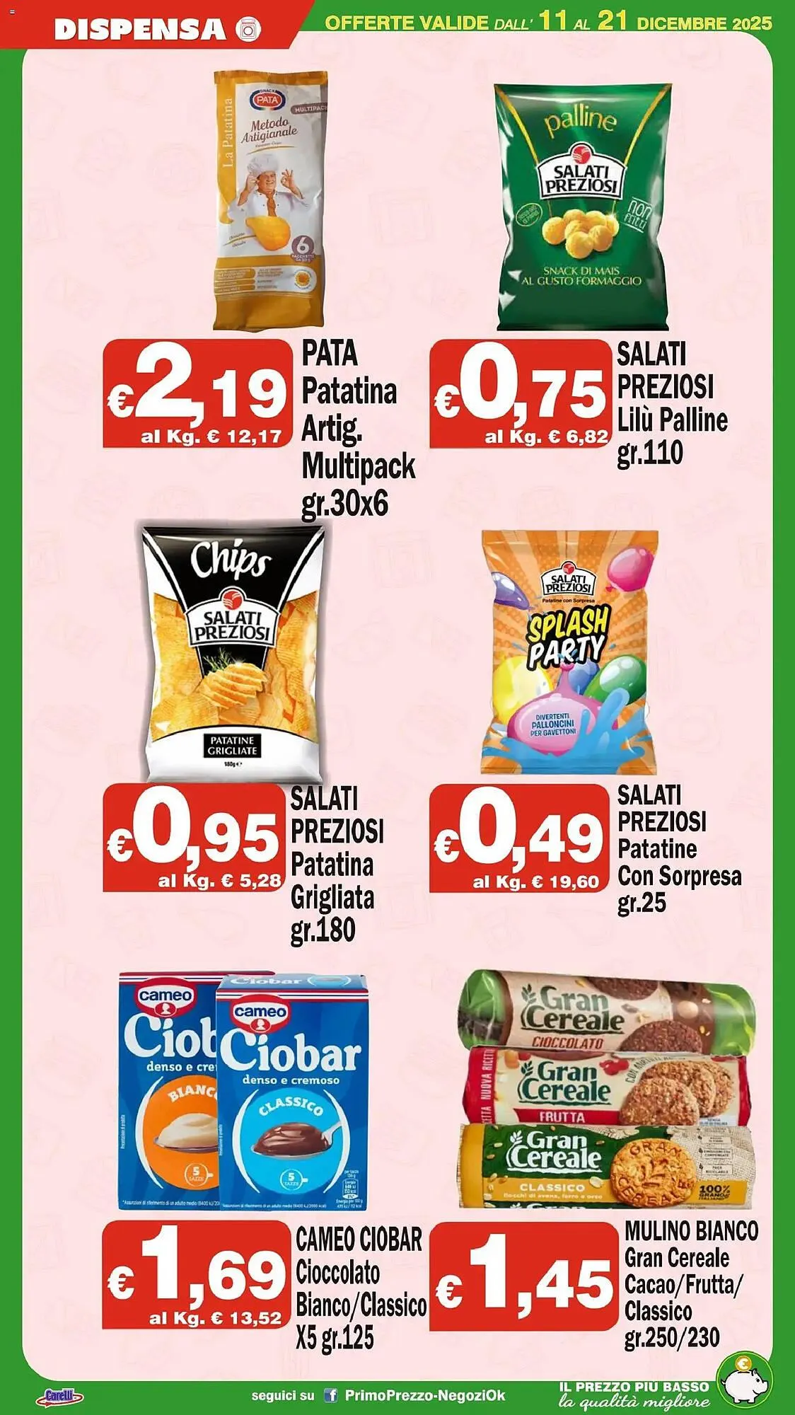 Volantino Primo Prezzo da 11 dicembre a 21 dicembre di 2025 - Pagina del volantino 12